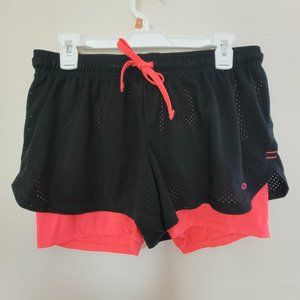 Champion Black/Pink Shorts L/G